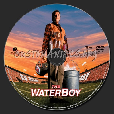 The Waterboy dvd label