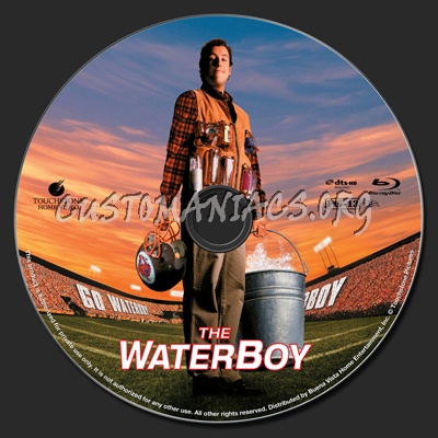 The Waterboy blu-ray label