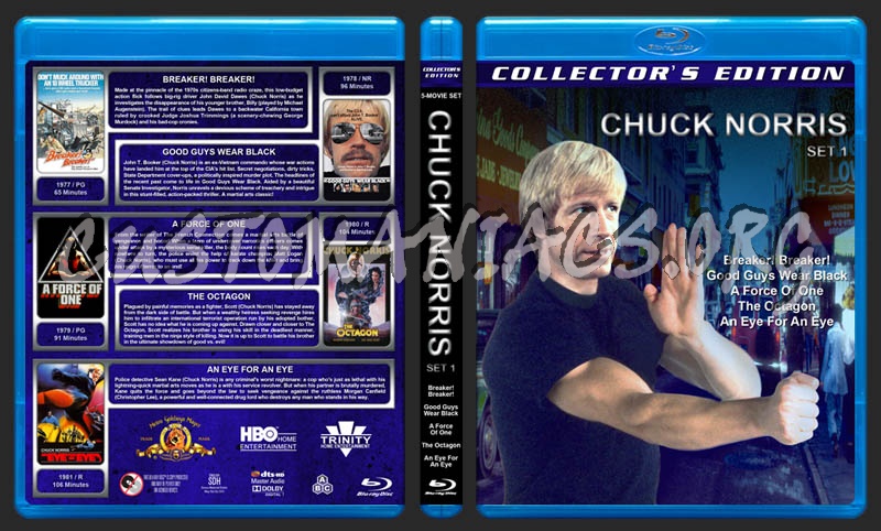 Chuck Norris Collection - Set 1 blu-ray cover