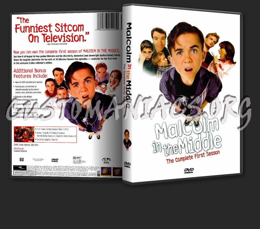 Malcolm In The Middle:Series 1 dvd cover