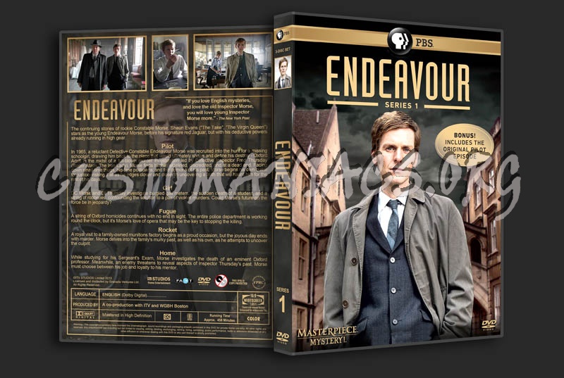 Endeavour - Series 1 dvd cover