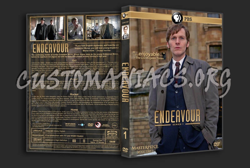 Endeavour - Series 1 dvd cover