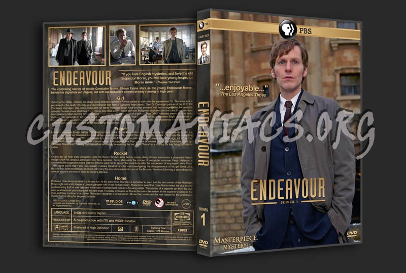 Endeavour - Series 1 dvd cover