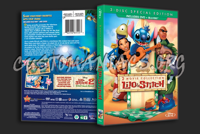 Lilo & Stitch 2 Movie Collection dvd cover