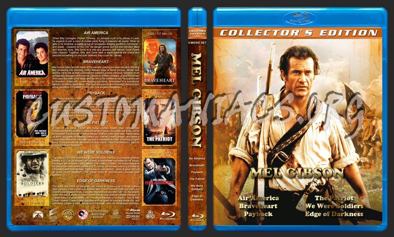 Mel Gibson Collection blu-ray cover