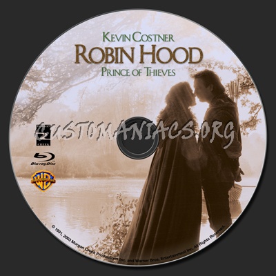 Robin Hood Prince Of Thieves blu-ray label
