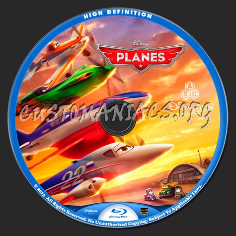 Planes (2013) blu-ray label