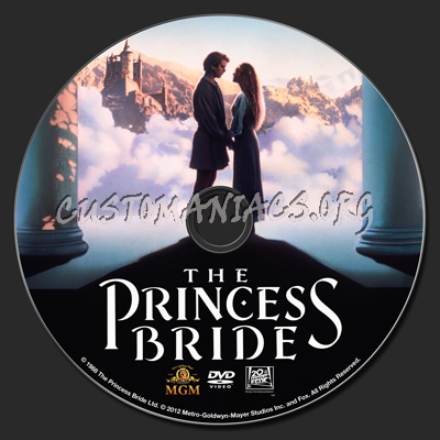 The Princess Bride dvd label