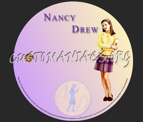 Nancy Drew dvd label