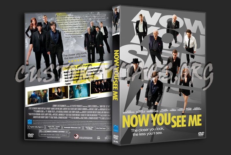 Now You See Me dvd cover