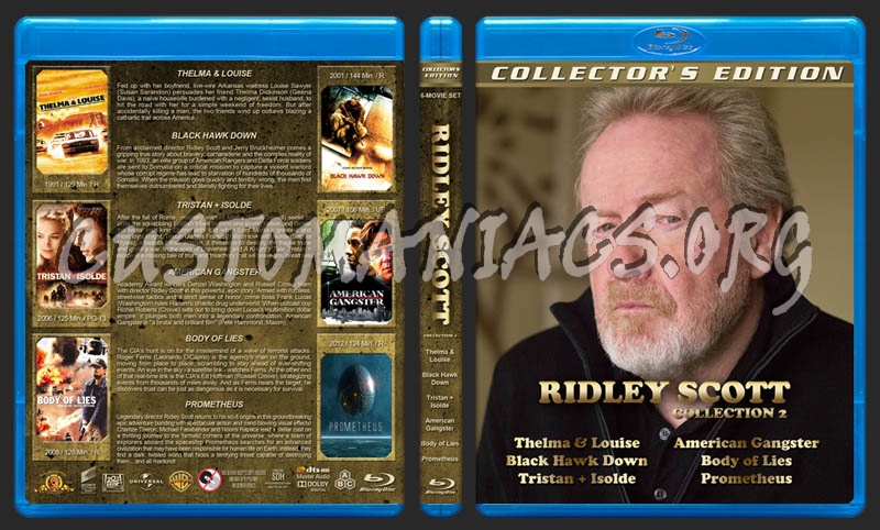 Ridley Scott - Collection 2 blu-ray cover