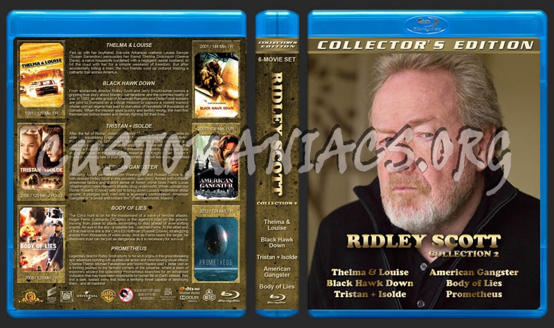 Ridley Scott - Collection 2 blu-ray cover