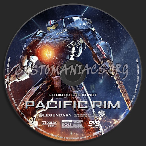 Pacific Rim dvd label