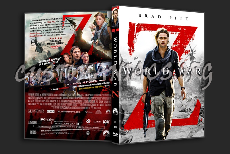 World War Z dvd cover