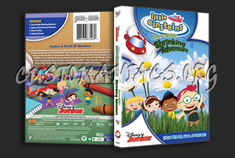 Little Einsteins Incredible Shrinking Adventure dvd cover