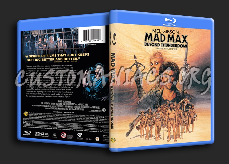 Mad Max Beyond Thunderdome blu-ray cover