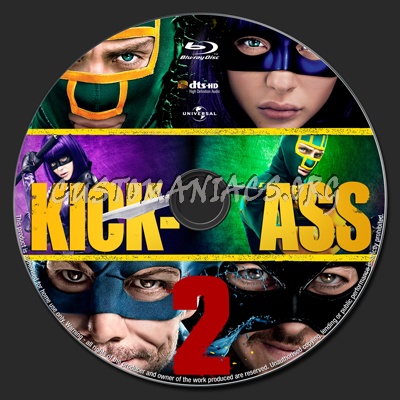 Kick-Ass 2 blu-ray label