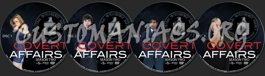 Covert Affairs Season Two dvd label