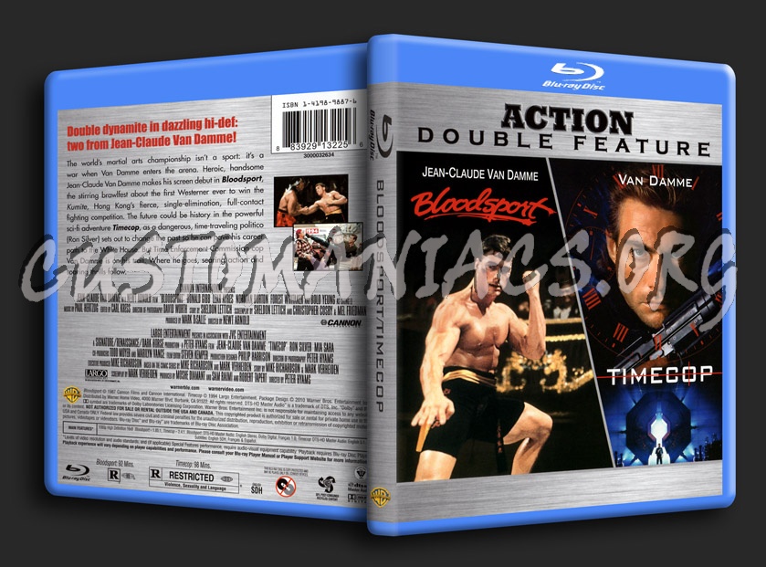 Bloodsport / Timecop blu-ray cover