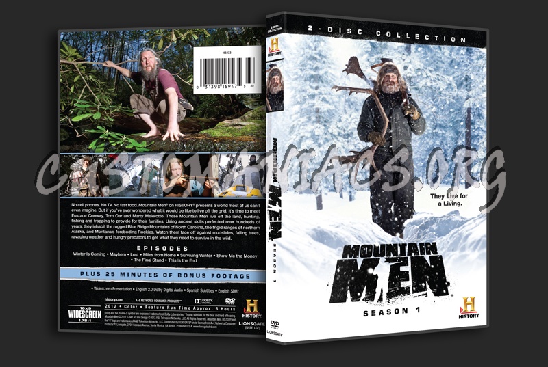 Mountain Men Season 1 dvd cover