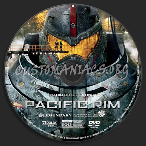 Pacific Rim dvd label