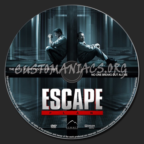 Escape Plan dvd label