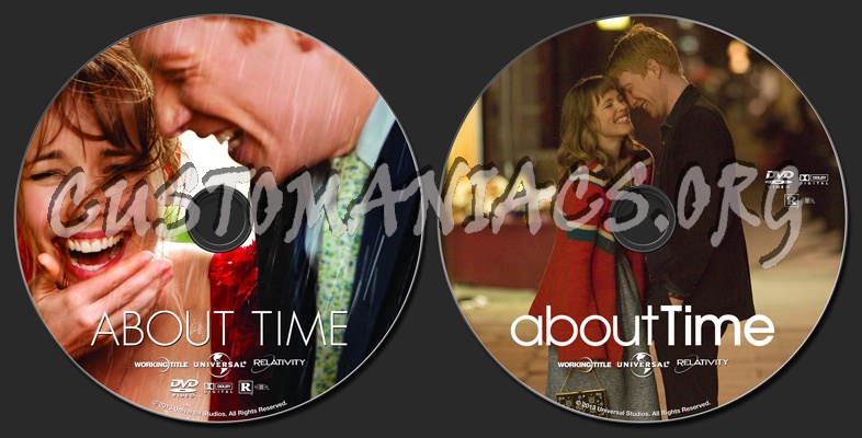 About Time dvd label