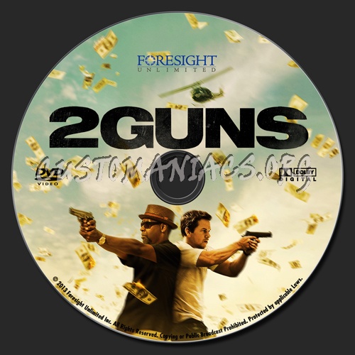 2 Guns dvd label