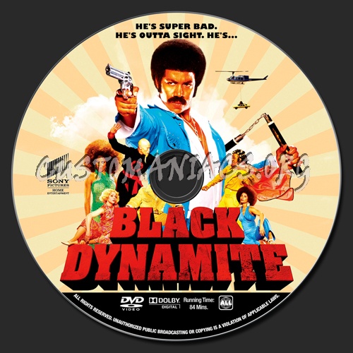 Black Dynamite dvd label
