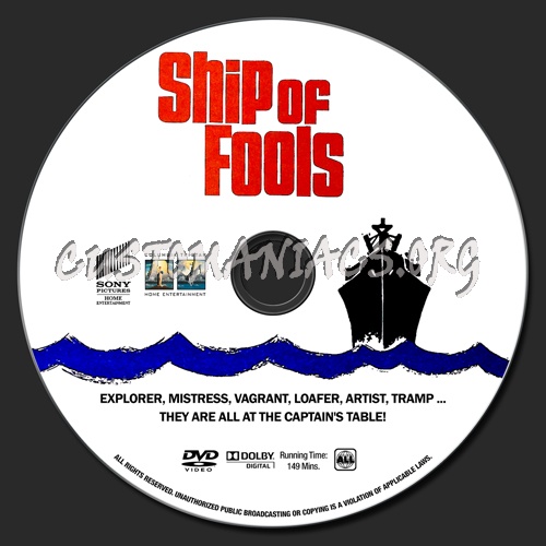 Ship Of Fools dvd label