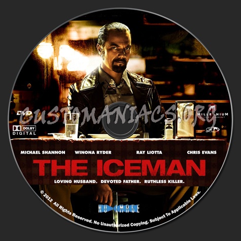 The Iceman (2012) dvd label