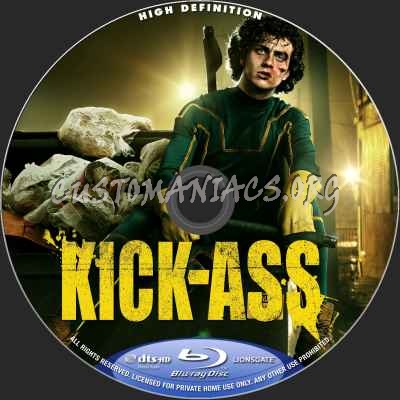 Kick Ass blu-ray label