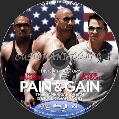 Pain And Gain blu-ray label