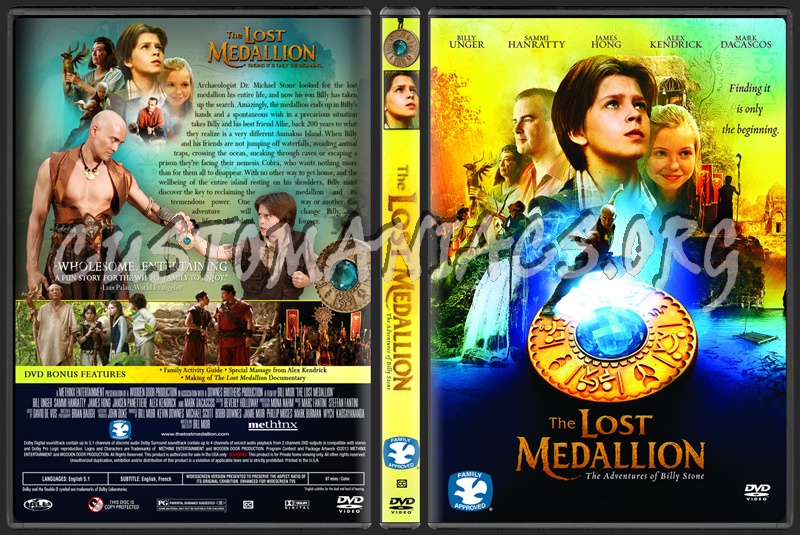 The Lost Medallion: The Adventures of Billy Stone dvd cover