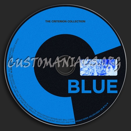 588 - Three Colors Trilogy - Blue dvd label