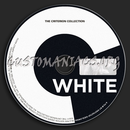 589 - Three Colors Trilogy - White dvd label