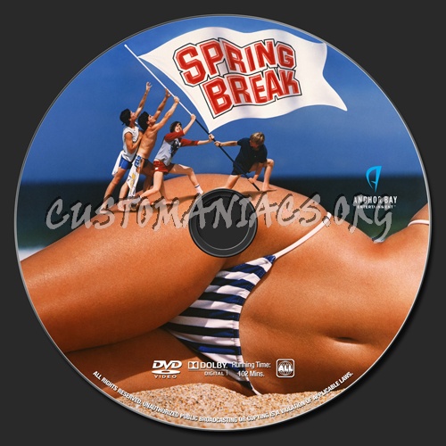 Spring Break (1983) dvd label
