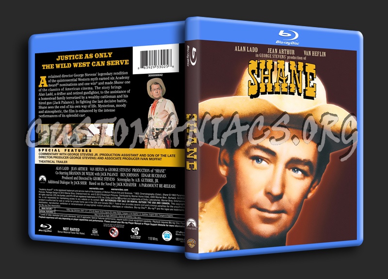 Shane blu-ray cover