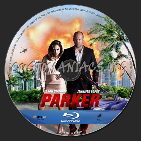 Parker blu-ray label