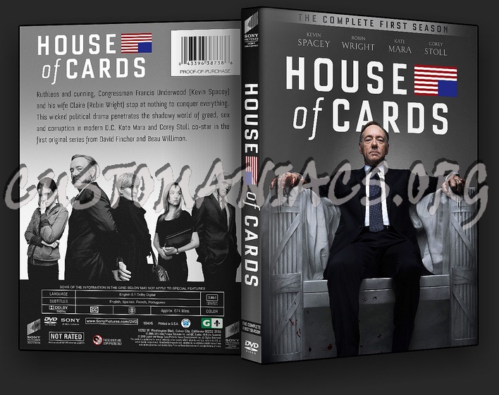 House of Cards - Season 1 dvd cover