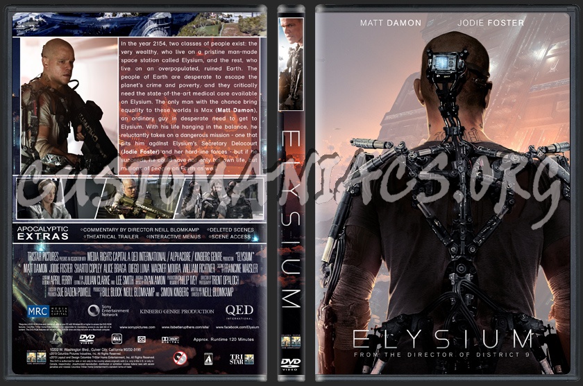 Elysium dvd cover