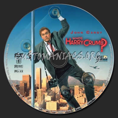 Who's Harry Crumb dvd label
