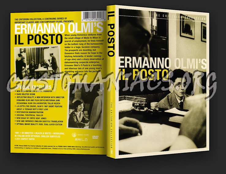 194 - Ill Posto dvd cover