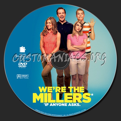 We're the Millers dvd label