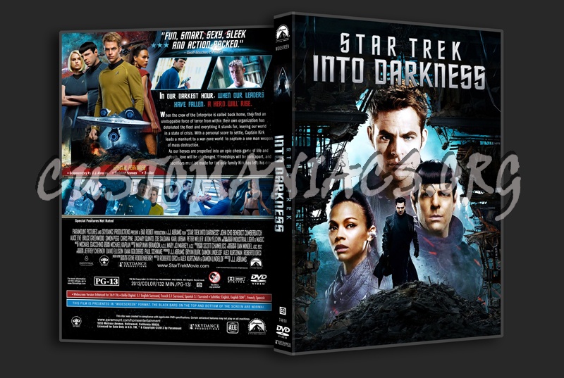 Star Trek Into Darkness dvd cover