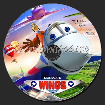 Wings blu-ray label