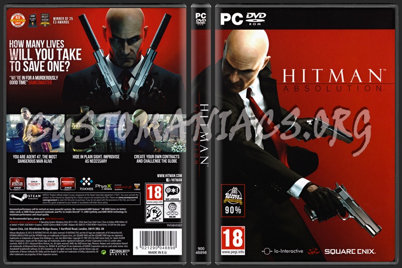 Hitman: Absolution dvd cover