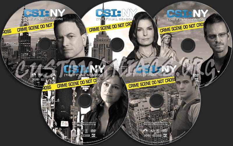 CSI: NY - Season 9 dvd label