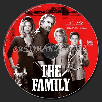 The Family blu-ray label