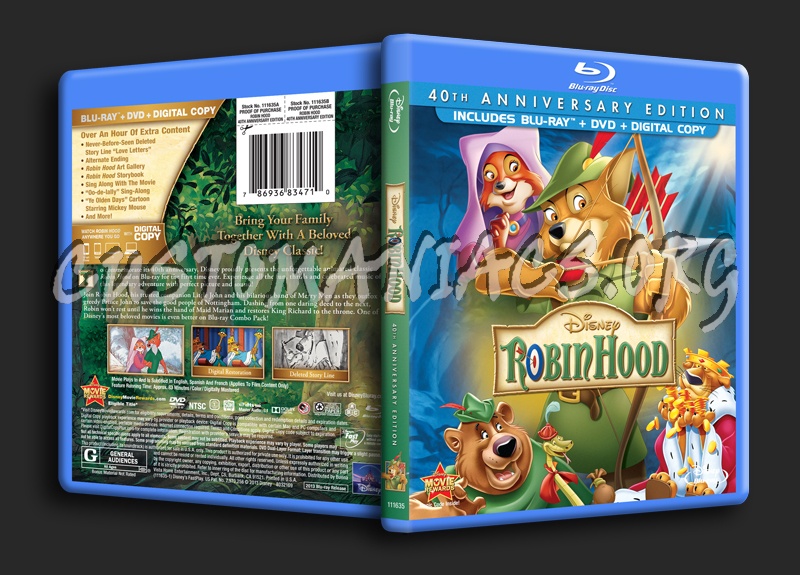 Robin Hood blu-ray cover